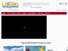 Tablet Screenshot of familyfriendstours.com